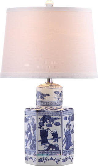 Safavieh Judy 235-Inch H Table Lamp White/Blue main image