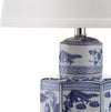 Safavieh Judy 235-Inch H Table Lamp White/Blue 