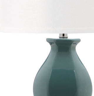 Safavieh Juniper 30-Inch H Table Lamp Egg Blue Mirror 