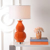 Safavieh Juniper 30-Inch H Orange Table Lamp Mirror 
