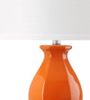 Safavieh Juniper 30-Inch H Orange Table Lamp Mirror 