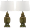 Safavieh Blakely 28-Inch H Table Lamp Spring Green Mirror 