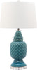 Safavieh Blakely 28-Inch H Teal Table Lamp Blue Mirror 