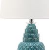 Safavieh Blakely 28-Inch H Teal Table Lamp Blue Mirror 