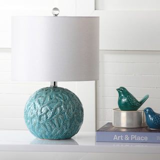 Safavieh Robinson 20-Inch H Table Lamp Light Blue  Feature