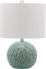 Safavieh Robinson 20-Inch H Table Lamp Light Blue Mirror 