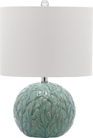 Safavieh Robinson 20-Inch H Table Lamp Light Blue Mirror 