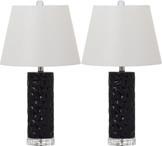 Safavieh Dixon 235-Inch H Table Lamp Black Mirror 