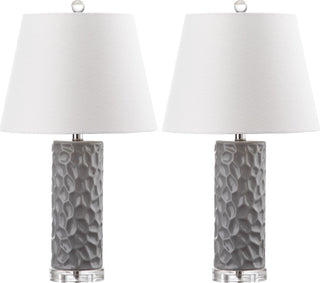 Safavieh Dixon 235-Inch H Grey Table Lamp Mirror 