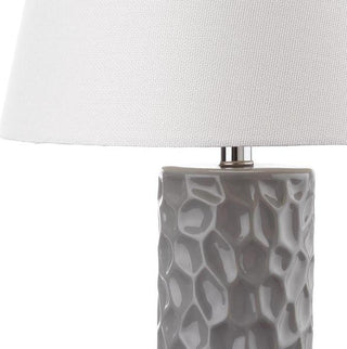 Safavieh Dixon 235-Inch H Grey Table Lamp Mirror 