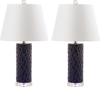 Safavieh Dixon 235-Inch H Navy Table Lamp Mirror 