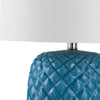 Safavieh Chaney 2525-Inch H Table Lamp Blue Mirror 