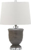 Safavieh Shoal 23-Inch H Grey Table Lamp Mirror 