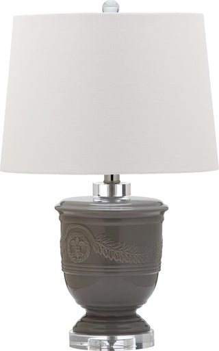 Safavieh Shoal 23-Inch H Grey Table Lamp Mirror 