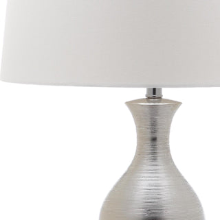 Safavieh Cahaba 31-Inch H Table Lamp Silver Mirror 