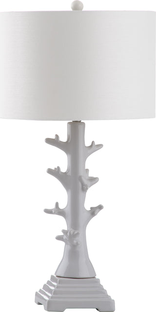 Safavieh Styx 29-Inch H Table Lamp White Mirror 