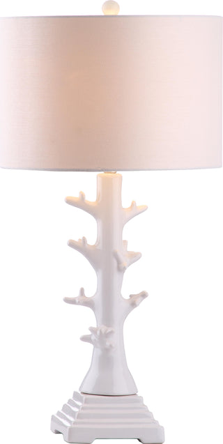 Safavieh Styx 29-Inch H Table Lamp White Mirror main image