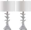 Safavieh Styx 29-Inch H Table Lamp White Mirror 