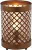 Safavieh Borden 115-Inch H Hurricane Lamp Gold Mirror main image