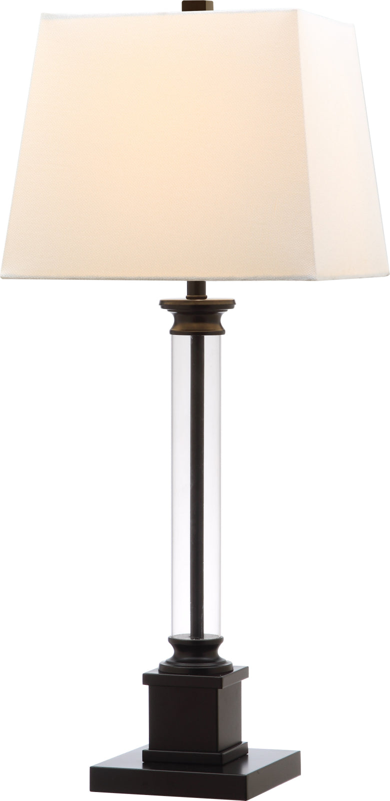 Safavieh Davis 305-Inch H Table Lamp Black/Clear Mirror main image
