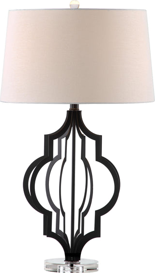 Safavieh Flint 30-Inch H Table Lamp Black/Clear Mirror main image