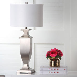 Safavieh Ambler 315-Inch H Table Lamp Nickel  Feature