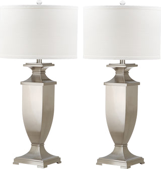 Safavieh Ambler 315-Inch H Table Lamp Nickel Mirror 