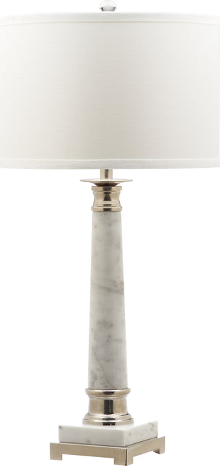 Safavieh Colleen 31-Inch H Table Lamp White Marble 