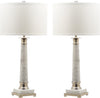 Safavieh Colleen 31-Inch H Table Lamp White Marble 