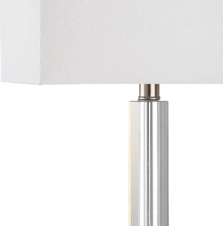 Safavieh Chena 27-Inch H Table Lamp Clear/Silver Mirror 