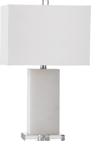 Safavieh Martin 24-Inch H Table Lamp White Marble Mirror 