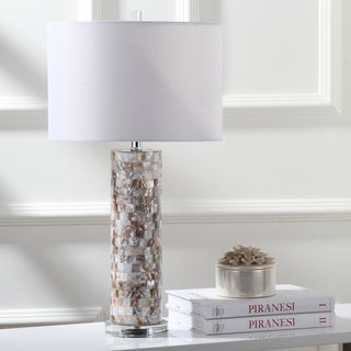 Safavieh Boise 275-Inch H Table Lamp Cream Mirror 