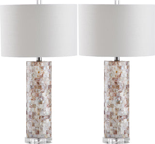 Safavieh Boise 275-Inch H Table Lamp Cream Mirror 