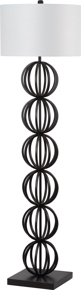 Safavieh Suzie 5825-Inch H Sphere Floor Lamp Black Mirror 