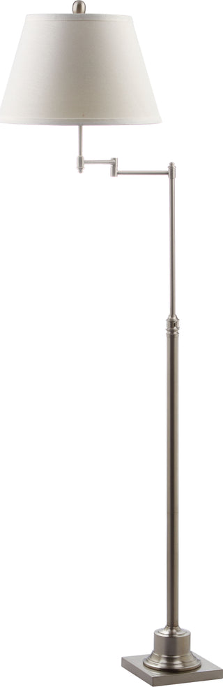 Safavieh Parker 685-INCH H Adjustable Swivel Floor Lamp Nickel Mirror 