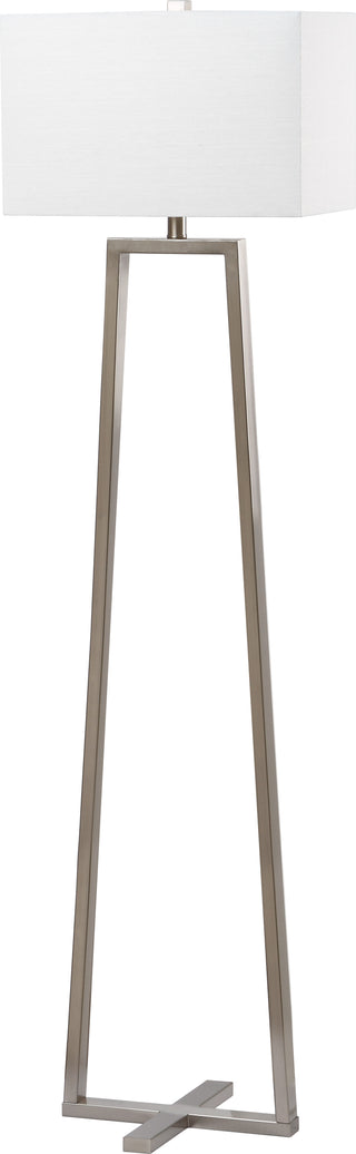 Safavieh Lyell 60-Inch H Floor Lamp Nickel Mirror 