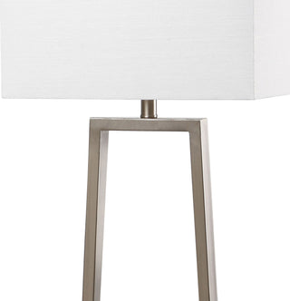 Safavieh Lyell 60-Inch H Floor Lamp Nickel Mirror 