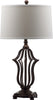 Safavieh Chloe 30-Inch H Sculpture Table Lamp Oil-Rubbed Bronze Mirror 