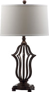 Safavieh Chloe 30-Inch H Sculpture Table Lamp Oil-Rubbed Bronze Mirror 