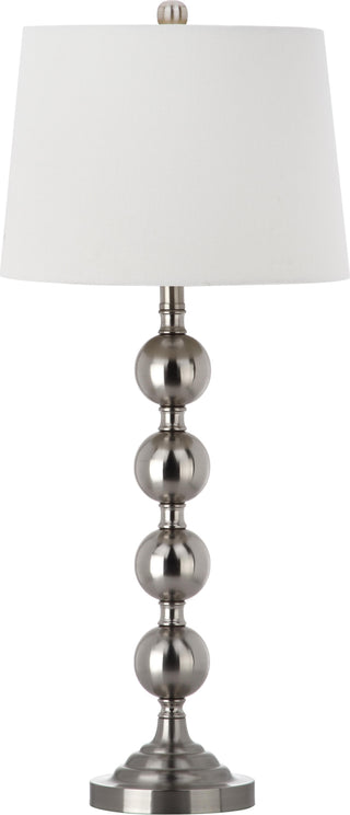 Safavieh Stacked 325-Inch H Gazing Ball Table Lamp Nickel Mirror 