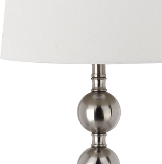 Safavieh Stacked 325-Inch H Gazing Ball Table Lamp Nickel Mirror 