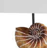 Safavieh Nautilus 28-Inch H Shell Table Lamp Light Brown Mirror 