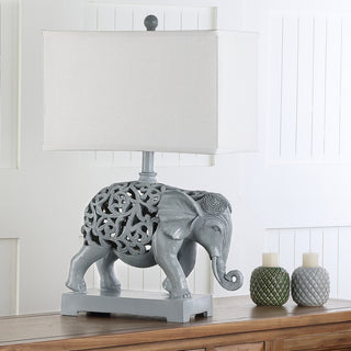 Safavieh Hathi 255-Inch H Sculpture Table Lamp Light Grey  Feature