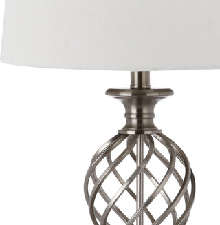 Safavieh Lattice 2675-Inch H Urn Table Lamp Nickel Mirror 