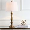 Safavieh Brighton 29-Inch H Candlestick Table Lamp Gold Mirror 