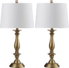 Safavieh Brighton 29-Inch H Candlestick Table Lamp Gold Mirror 