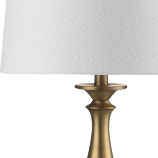 Safavieh Brighton 29-Inch H Candlestick Table Lamp Gold Mirror 