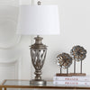 Safavieh Byron 285-Inch H Urn Table Lamp Antique Silver Mirror 