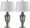 Safavieh Byron 285-Inch H Urn Table Lamp Antique Silver Mirror 