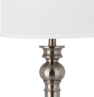 Safavieh Argos 2825-Inch H Column Table Lamp Nickel Mirror 